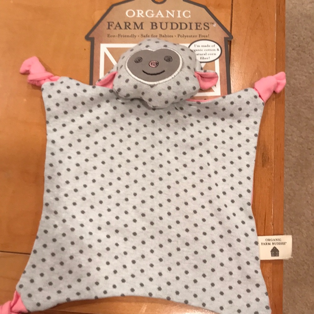 Organic farm buddies blanket dreamy sheep
